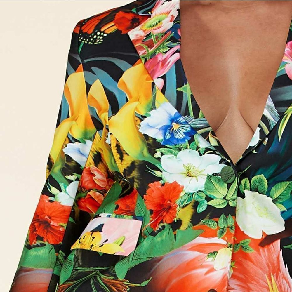 New L’atise Plus Size Forest Print Pantsuit Set - Picture 7 of 11
